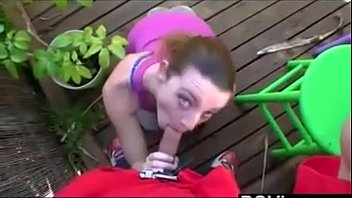 Brunette Giving A Blowjob Point Of View