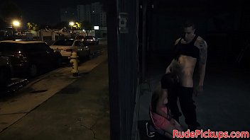 real stranded teenie hardfucked in public