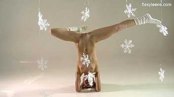 Christmas themed gymnastics by sexy ass Svetik